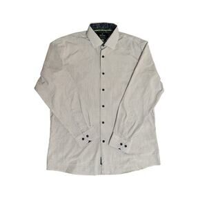 TOM BAINE Long Sleeve Performance Button Down Shirt Men’s XL